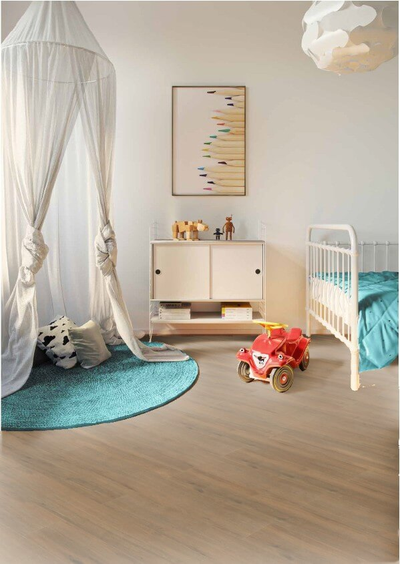 Ламинат Wineo Дуб Дикий Темно-Коричневый LA187MV4 в интерьере