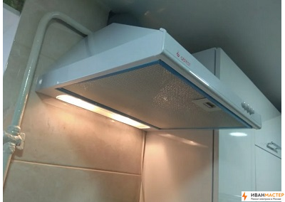 Установка и подключение вытяжки на кухне Москве и МО ИВАНМАСТЕР