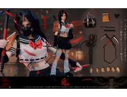 ПРЕДЗАКАЗ - Японская школьница-демон Юми - Коллекционная ФИГУРКА 1/6 scale Onihime Part 2 Yumi Souki (GD97011A) - GDTOYS  ?ЦЕНА: 23200 РУБ.?