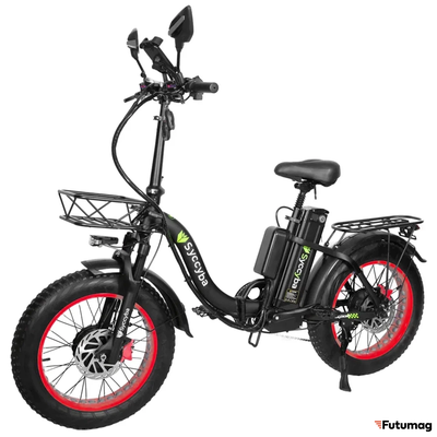 Электровелосипед Syccyba H2 DUAL красный
