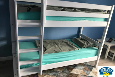 Вариант 9 Двухъярусная кровать "Соня" с прямой лестницей