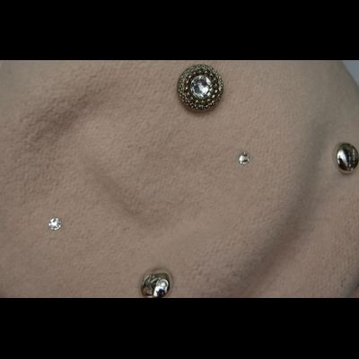 Кремовый фетровый берет Vizio 3633 Италия