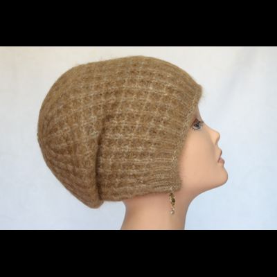 Коричневая шапка капор для женщин Vizio Италия 6188