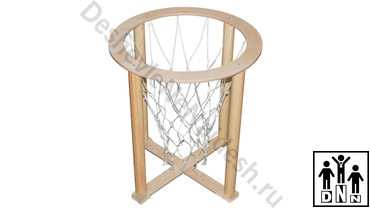 Корзина-сетка для горизонтального метания мячей