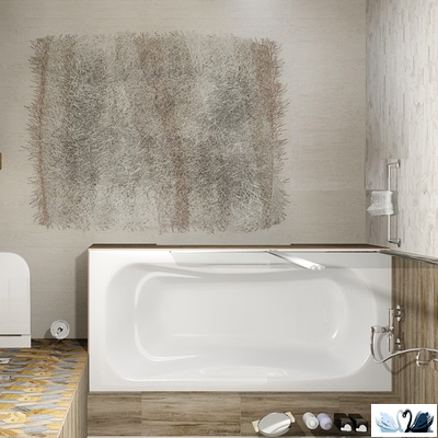 Ванна чугунная Roca Malibu 231060000 160 х 75 см, прямоугольной формы, без отверстий для ручек