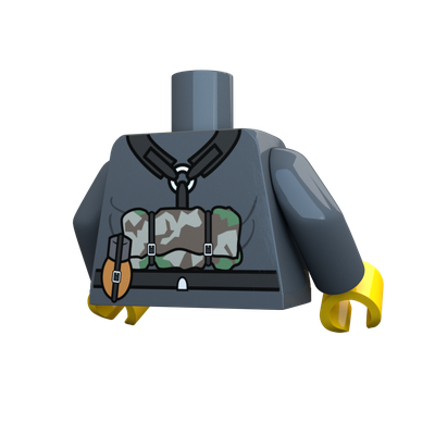 Торс немецкого солдата STGX United Bricks