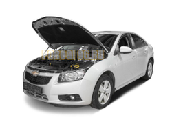 Амортизаторы капота, 2 шт. АвтоУпор для Chevrolet Cruze I / I рестайлинг 2009-2012 / 2012-2015