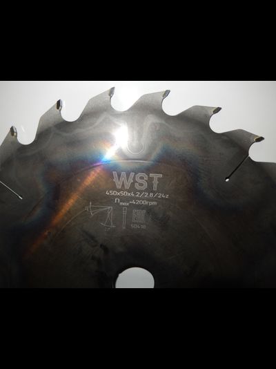 Пилы дисковые  450*50*24z WST с твердосплавными напайками