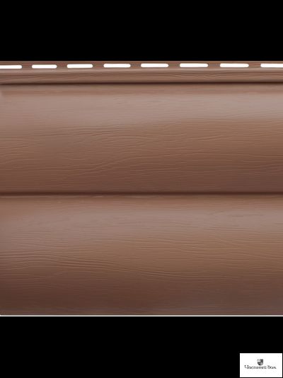 Сайдинг БЛОКХАУС ПРЕМИУМ Красно-коричневый