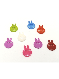 Пуговица детская, зайчик, упаковка 100 штук
