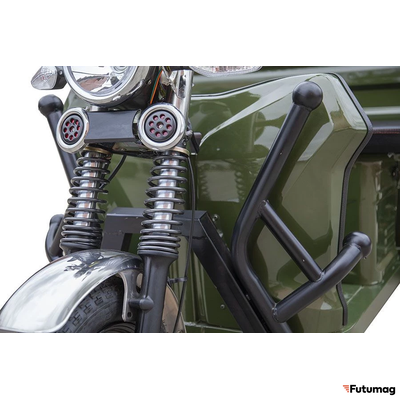 Грузовой электротрицикл Rutrike D4 NEXT 1800 72V1500W серый