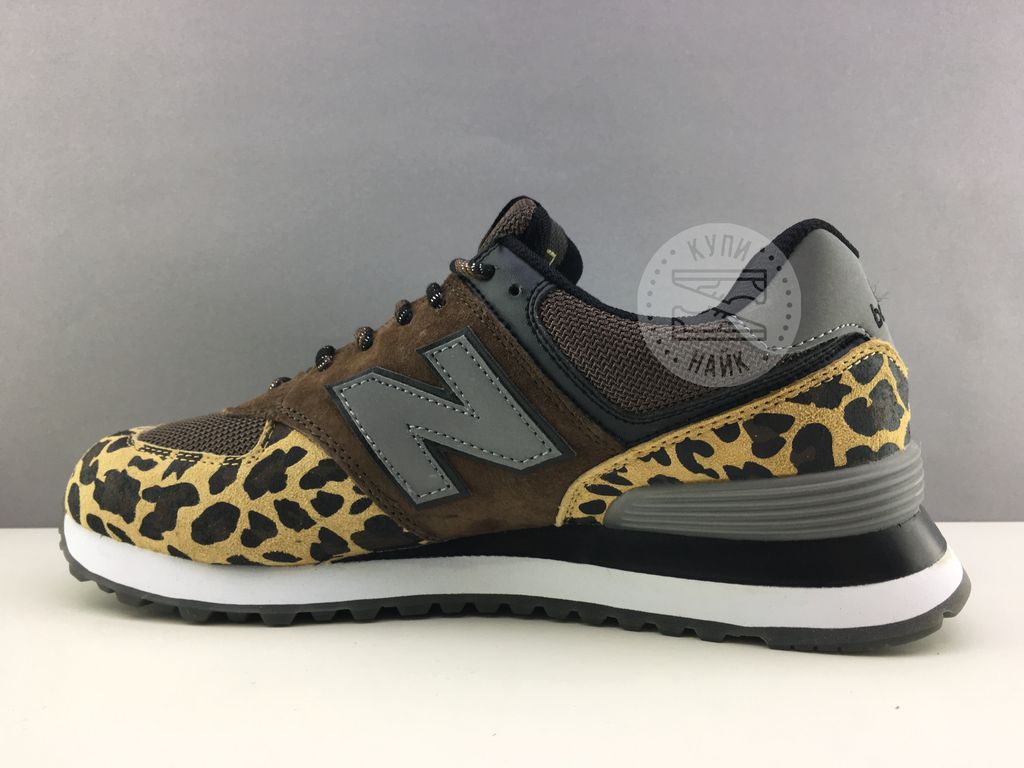 new balance 574 gray leopard