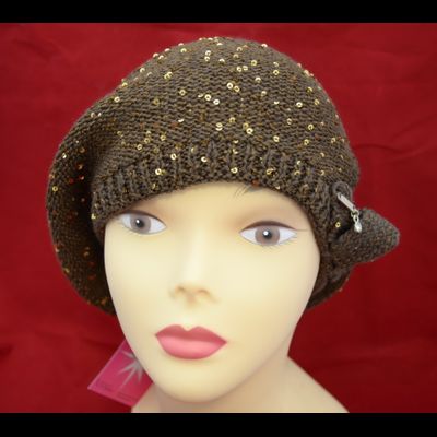 Летний берет коричневый Vizio Италия 5050