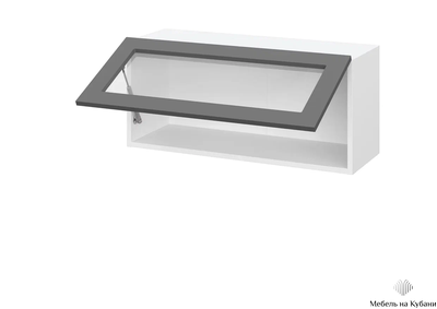 Кельн модульная кухня Шкаф верхний горизонтальный со стеклом ШВГС 800