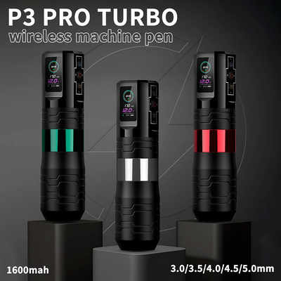 (УЦЕНКА) Беспроводная тату машинка EZ P3 Pro Turbo 5 Strokes 2 Power Black