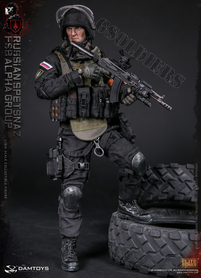 Спецназ ФСБ "Альфа" - Коллекционная ФИГУРКА 1/6 scale RUSSIAN SPETSNAZ FSB ALPHA GROUP (78064) - DAMTOYS