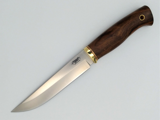 Охотничий нож Боровой сталь D2 комлевой орех