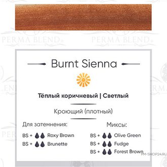 BURNT SIENNA Perma Blend