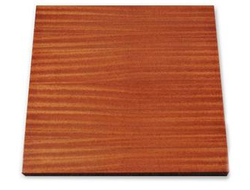 Quartered Mahogany Veneer with Matching Edge