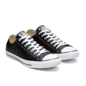 Converse all star low leather black shop