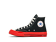 черные кеды Converse Comme des Garcons с красной подошвой a01793c