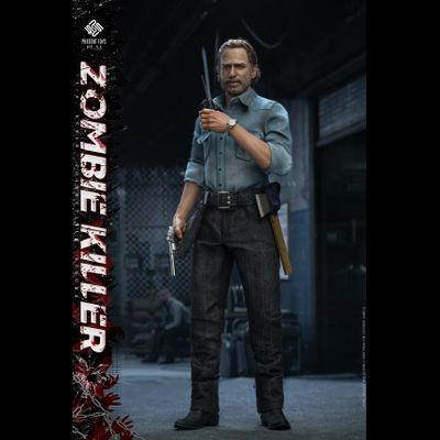 Рик Граймс (Ходячие мертвецы, Walking Dead) - КОЛЛЕКЦИОННАЯ ФИГУРКА 1/6  The Walking Dead Zombie killer (PT-sp53) - PRESENT TOYS