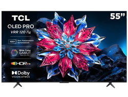 Телевизор TCL 55" 55C655 Pro QLED 4K Smart TV Черный