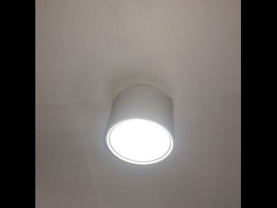 Ecola GX53 H4 5394 св-к накладной СПОТ без обода Белый матовый 82x60 SS53H4ECB