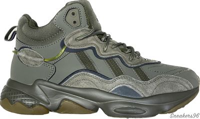 Adidas Ozzwego khaki/хаки (с мехом) Мужские (41-45)