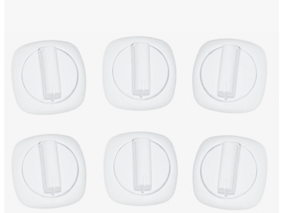 Набор ручек для плиты GEFEST 1300, 1500 (белые) 6 шт.