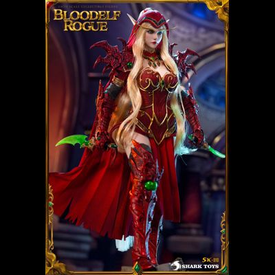 ПРЕДЗАКАЗ - Кровавая эльфийка Валира Сангвинар (World of Warcraft, WoW) - Коллекционная ФИГУРКА 1/6 Scale Blood Elf Rogue (SK-010) - SHARK TOYS ?ЦЕНА: 27900 РУБ.?