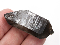 Кварц дымчатый, раухтопаз, кристалл двухголовик, Бразилия (45*23*12 мм, 20 г) №35772