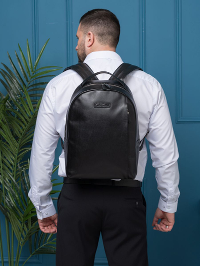 Кожаный рюкзак Ferramonti Premium black (арт. 3098-51)