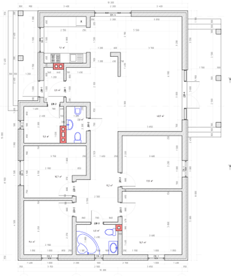 Одноэтажный дом с четырьмя спальнями 145м² (S12)