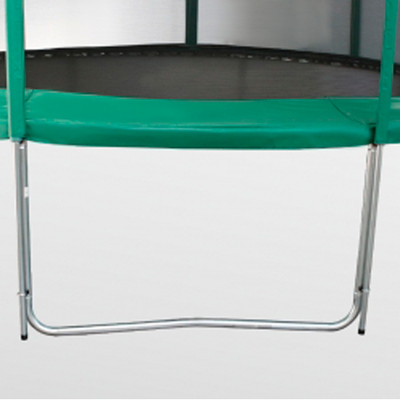 Батут Arland премиум 16FT с внутренней страховочной сеткой и лестницей (Dark green)