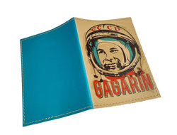 Обложка на паспорт с принтом "Гагарин"