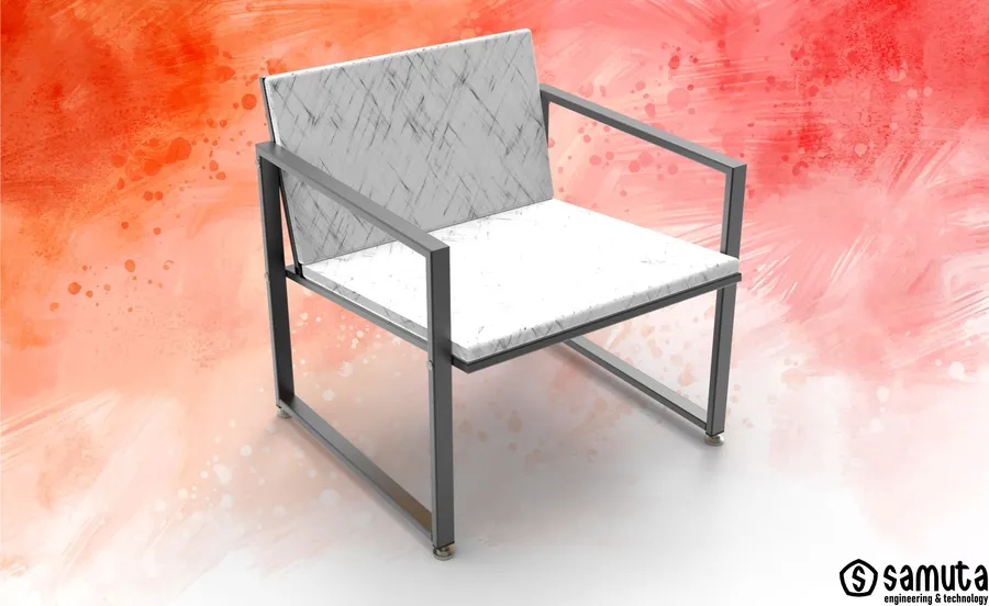 Кресло из профильной трубы Образцы работ | Мебельное производство