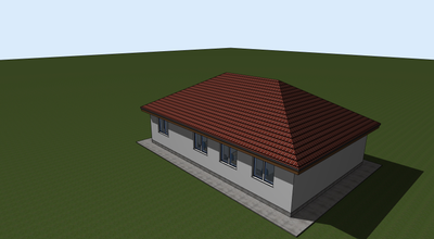 Одноэтажный дом с пятью спальнями 125м² (S11)