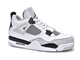 Nike Air Jordan 4 Military Black (Белые) Арт2 сбоку