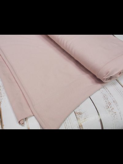 Трикотаж кулирная гладь пенье 190 гр/м2 цвет светлая пудра