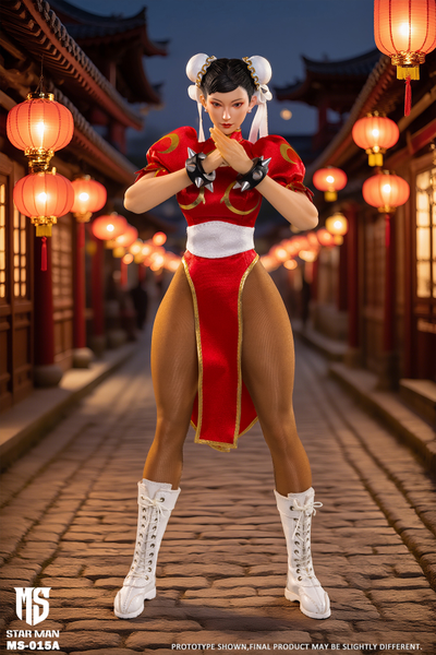 ПРЕДЗАКАЗ - Чун Ли в красном (серия Street Fighter)  - Коллекционная ФИГУРКА 1/6 Female Fighter Red Version (MS-015A) - STAR MAN ?ЦЕНА: 22500 РУБ.?