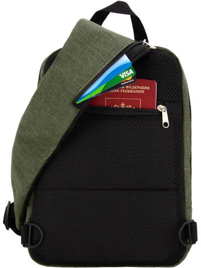 Рюкзак с одной лямкой - сумка на грудь Optimum XXL RL, хаки