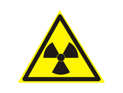 Опасно. Радиоактивные вещества или ионизирующее излучение