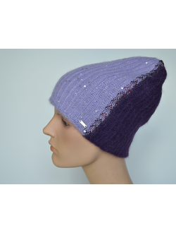 Vizio итальянская шапка 1384 бело серая купить vizionshop