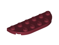 Plate, Round Corner 2 x 6 Double, Dark Red (18980 / 6175589)