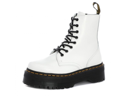 Ботинки Dr Martens Jadon на толстой подошве белые женские