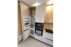 Кухня белый Бетон