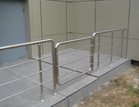 З5 - Забор из нержавеющей стали с калиткой