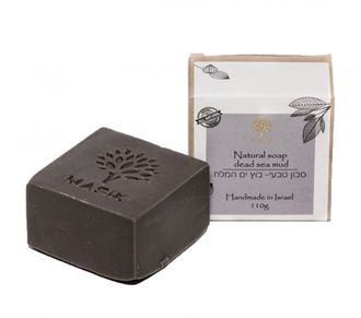 Bar Soap Black Mud - Мыло из натурального оливкового масла с грязью Мертвого Моря