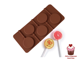 Форма для леденцов силиконовая Круглая 4,8 см